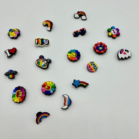 Assorted Croc Shoe charms lot. Colorful and fun! - Picture 1 of 5